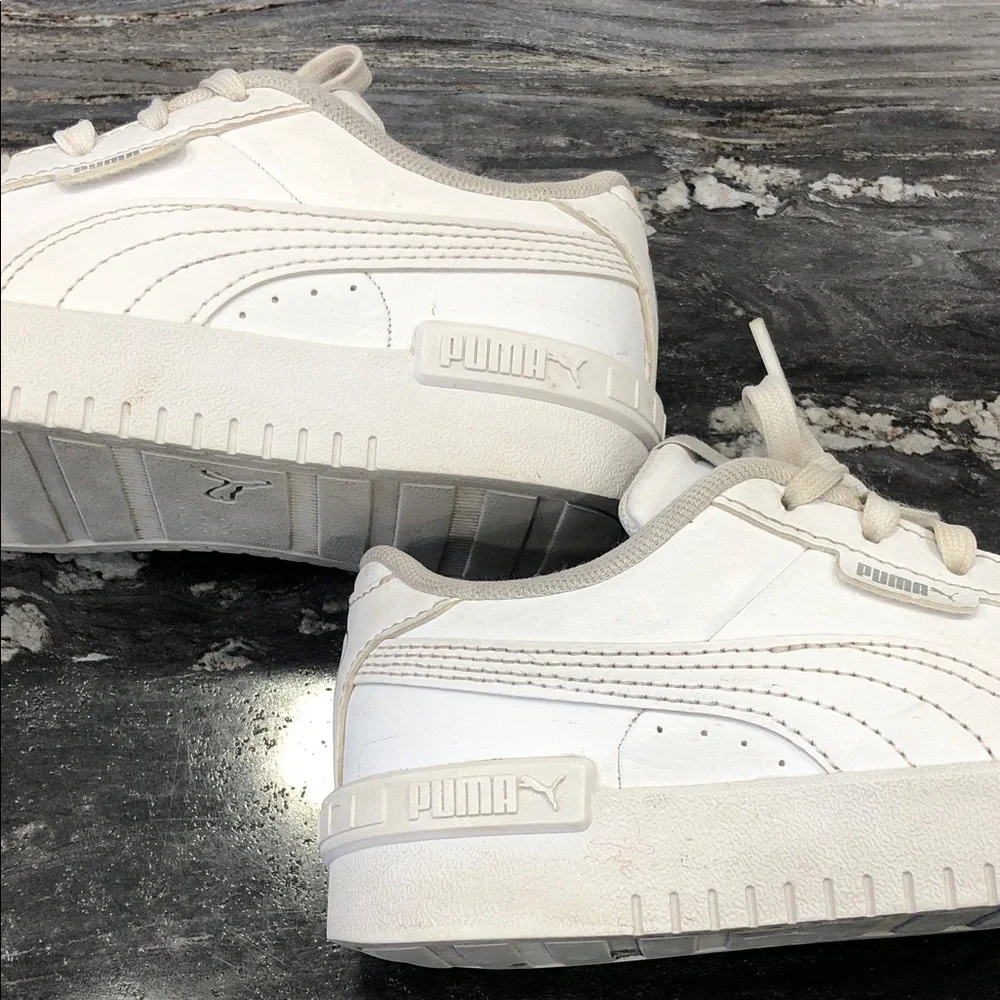 Puma Jada Kids Sneakers | Size CA 12 /US 12C / EU 29 | White Silver | Low-Top - Picture 11 of 11